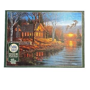 Cobble Hill random cut 1000 piece puzzle ”Rest Stop” size 19 3/4” by 26 5/8”